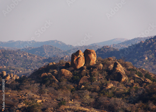 Panorama of the Rhodes-Matopos National Park