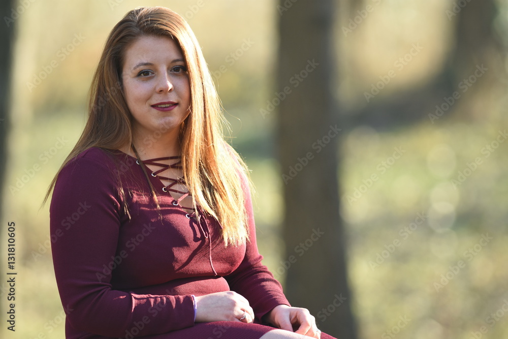 Portrait of a young woman Portrait of a young woman