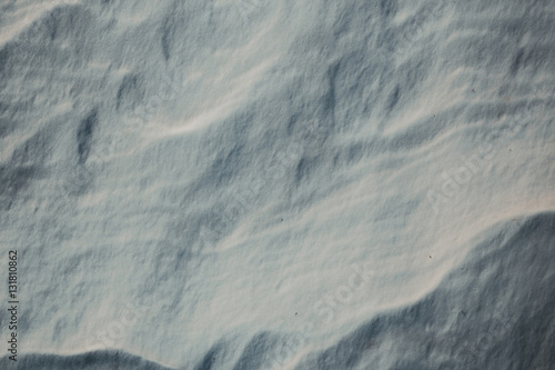 The background of the dark snow texture