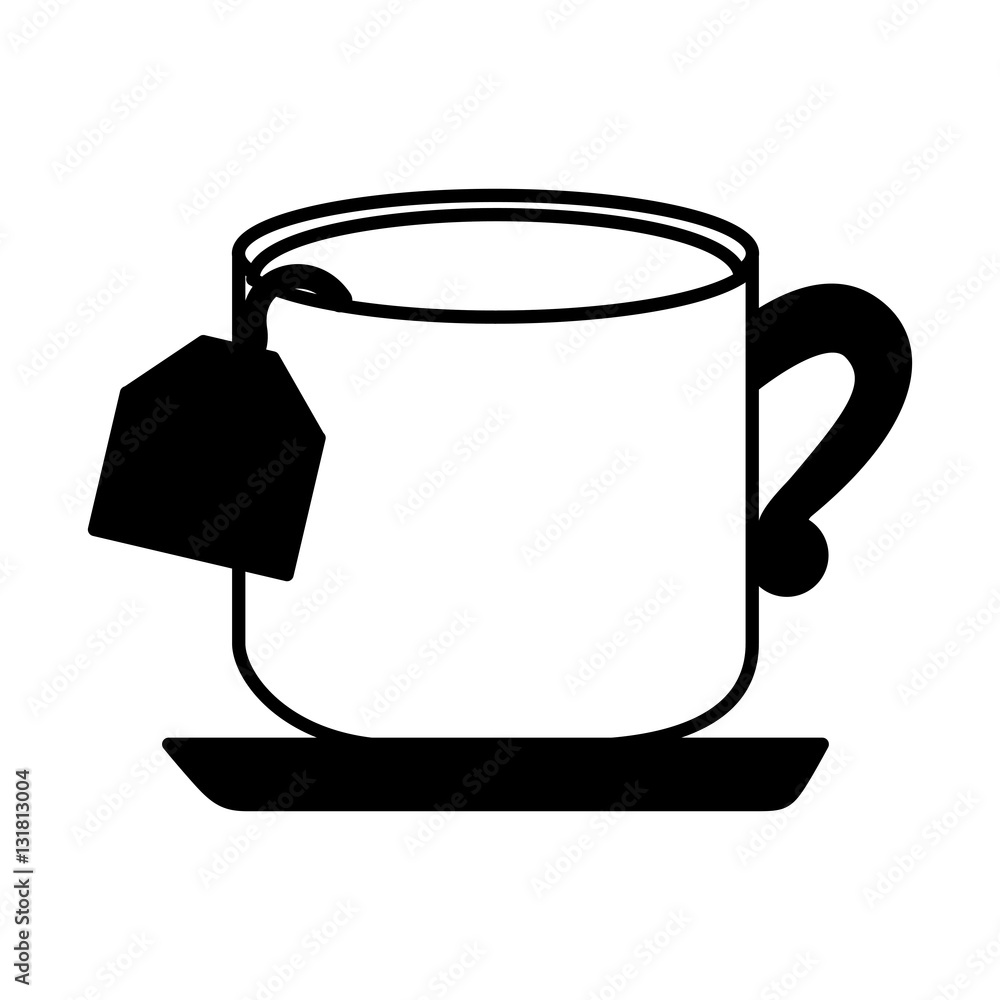 tea cup beverage isolated icon vector illustration design