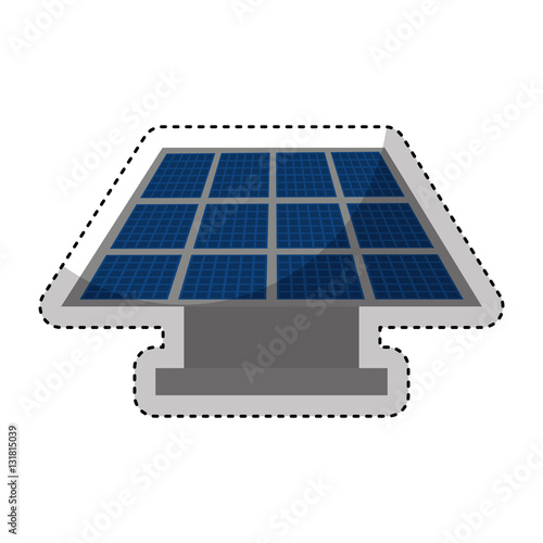 panel solar isolated icon vector illustration design