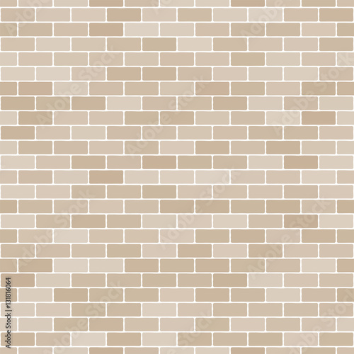 Seamless brick wall background. Vector illustration - texture pa