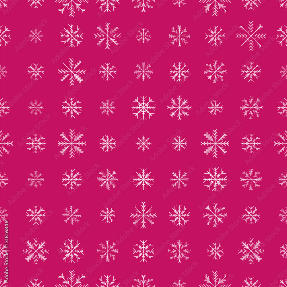 Seamless pattern with snowflakes. Winter background. Vector illu Seamless pattern with snowflakes. Winter background. Vector illu