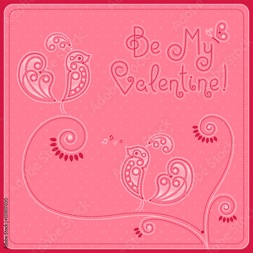 Postcard Valentine's Day