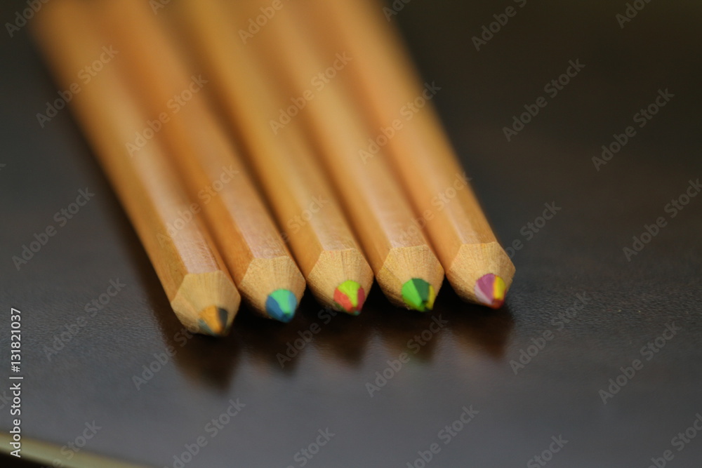 Blurred Colored Pencils Blurred Colored Pencils