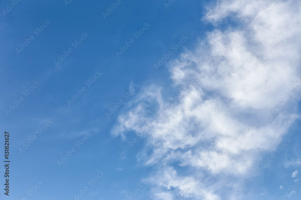 blue sky background with white clouds