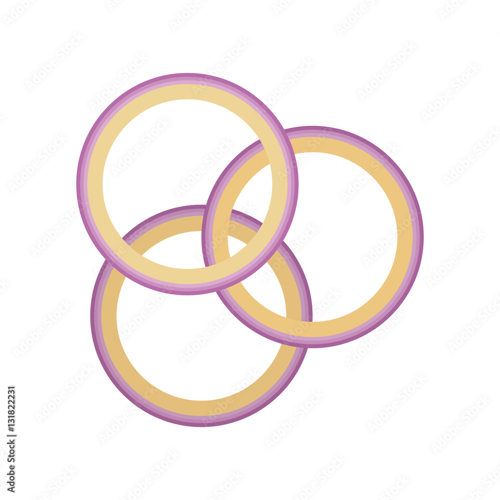 rings onion isolated icon vector illustration design rings onion isolated icon vector illustration design