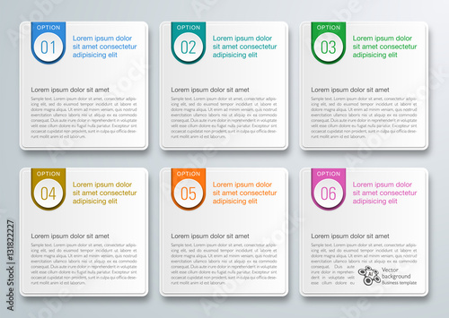 Infographics Web Banner & Label Design 