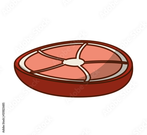 beef meat isolated icon vector illustration design