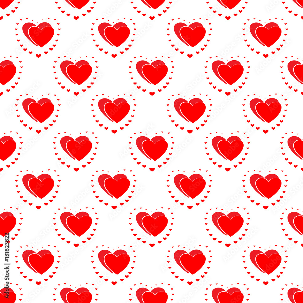 Heart couple seamless pattern Heart couple seamless pattern