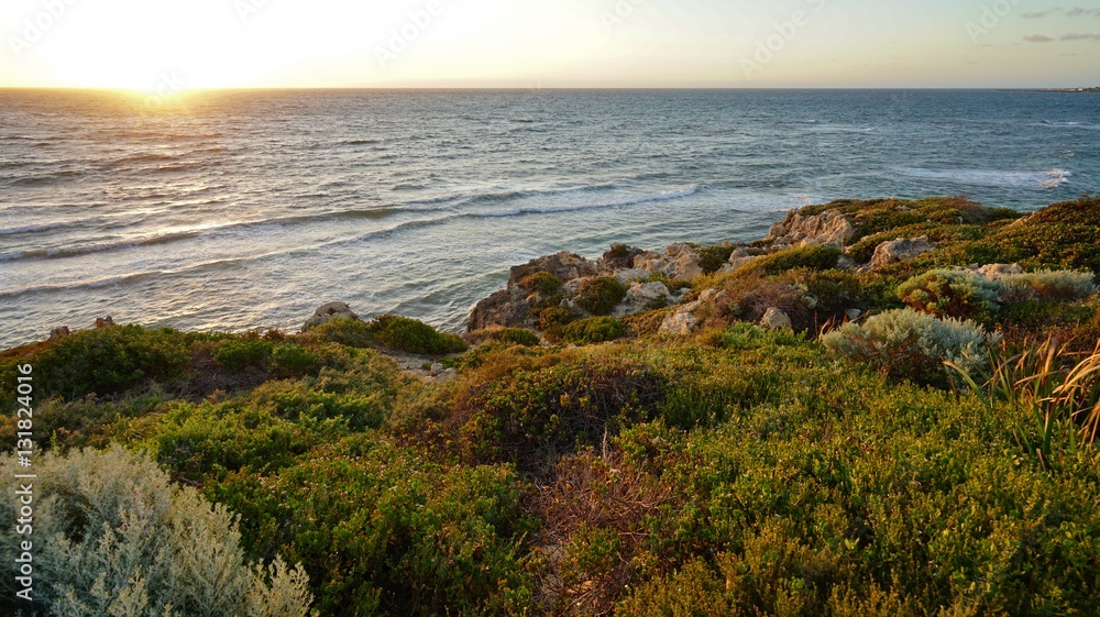 The Sunset Coast drive north of Perth along the Indian Ocean in Western Australia The Sunset Coast drive north of Perth along the Indian Ocean in Western Australia