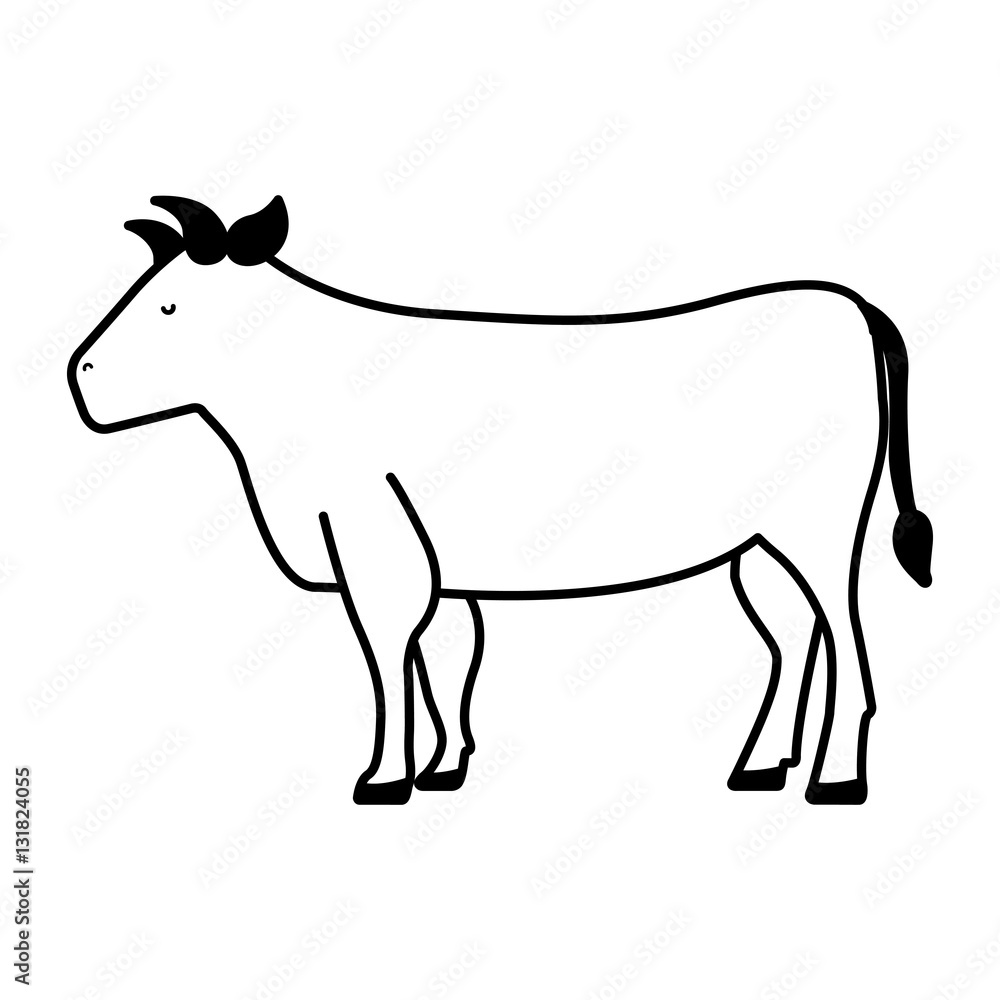 cow meat butchery icon vector illustration design cow meat butchery icon vector illustration design