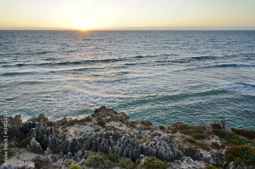 The Sunset Coast drive north of Perth along the Indian Ocean in Western Australia