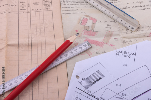 Alter und neuer Lageplan