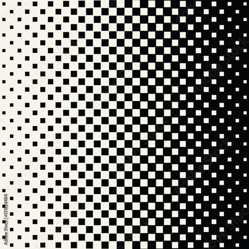 Abstract geometric hipster fashion halftone square pattern