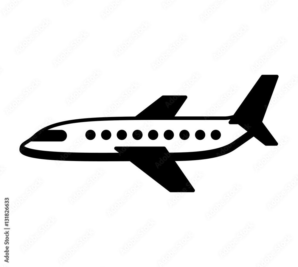 airplane flying isolated icon vector illustration design airplane flying isolated icon vector illustration design
