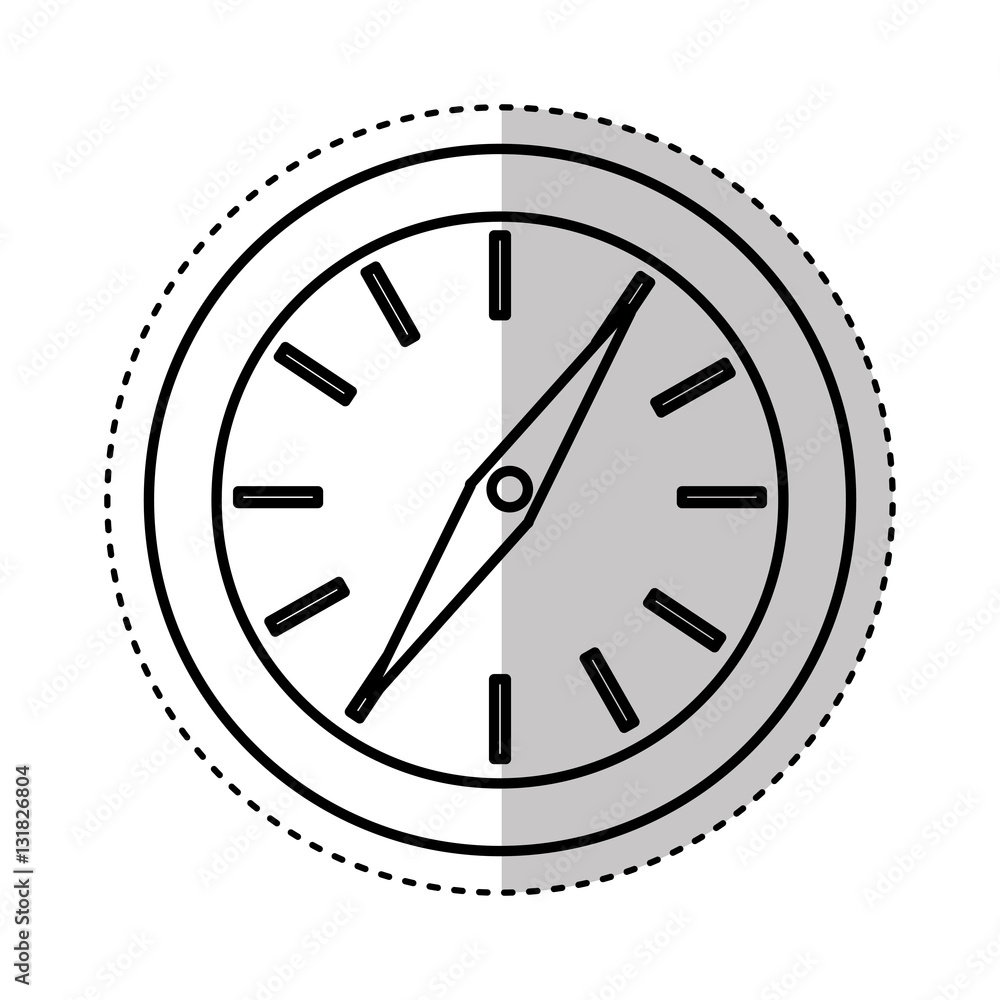 compass travel device icon vector illustration design