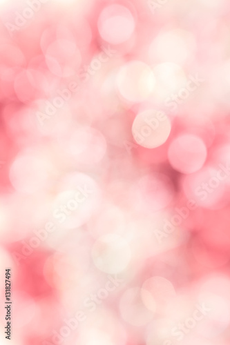 Abstract white-red bokeh background