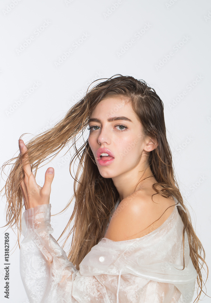pretty wet girl in sexy raincoat pretty wet girl in sexy raincoat
