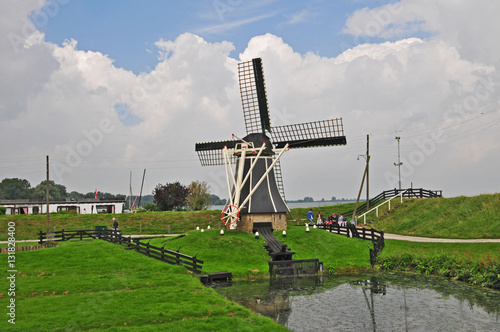 Enkhuizen, Olanda - Paesi Bassi, antico mulino a vento