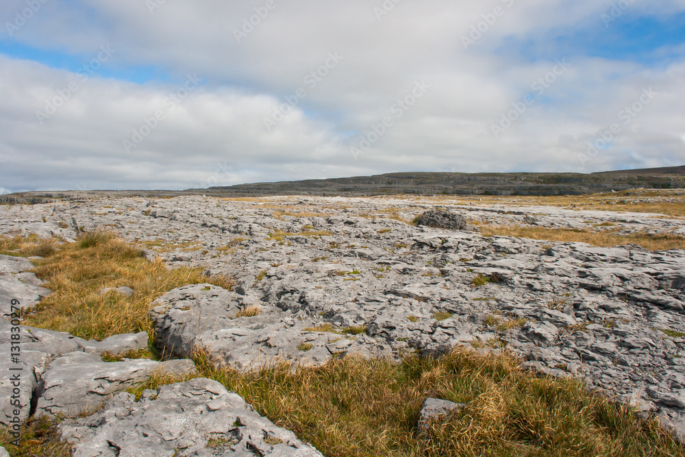 Unusual Rock Formation Called The Burren In County Clare West Of unusual-rock-formation-called-the-burren-in-county-clare-west-of