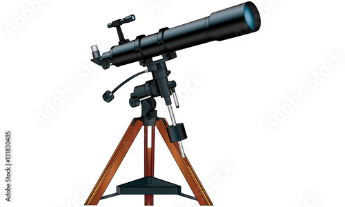 Lunette astronomique.