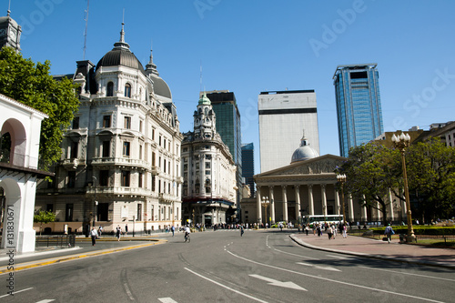Rivadavia Bolivar Avenue - Buenos Aires - Argentina photo