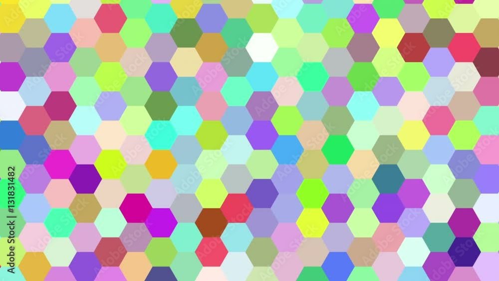 Hexagon Background Loop Full HD 3d Render Hexagon Background Loop Full HD 3d Render