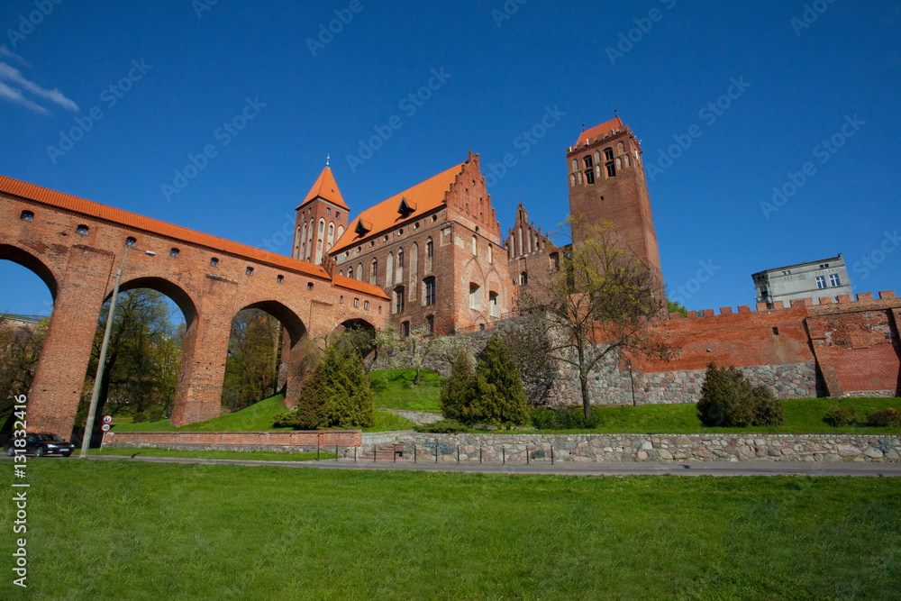 Zabytkowy zamek, Kwidzyń, Polska, The castle in Kwidzyń, Poland 
