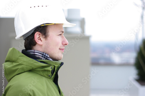 Naklejka junger Ingenieur