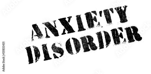 Anxiety Disorder rubber stamp