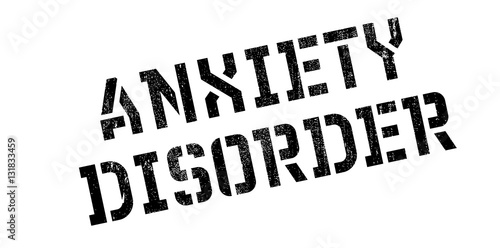 Anxiety Disorder rubber stamp
