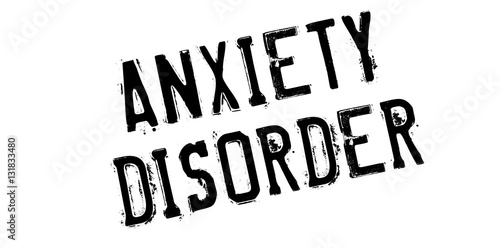 Anxiety Disorder rubber stamp
