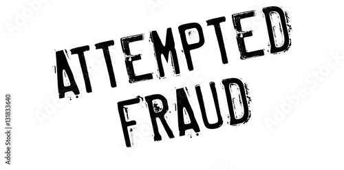 Attempted Fraud rubber stamp