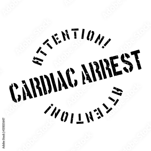 Cardiac Arrest rubber stamp
