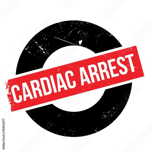 Cardiac Arrest rubber stamp