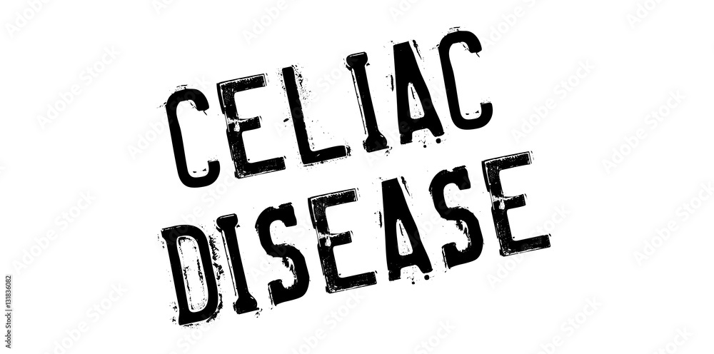 Celiac Disease rubber stamp