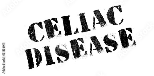 Celiac Disease rubber stamp