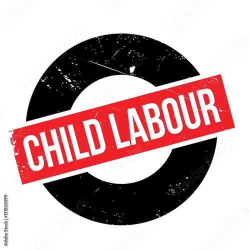 Child Labour rubber stamp