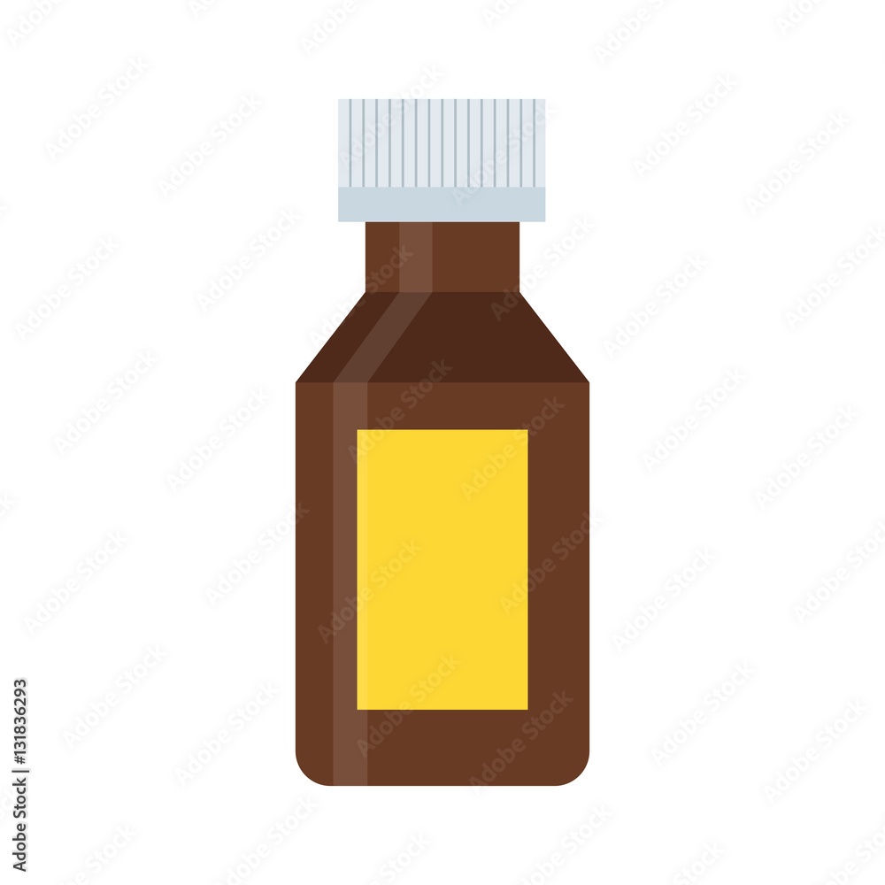 Obraz premium Anticeptic cream vector illustration.