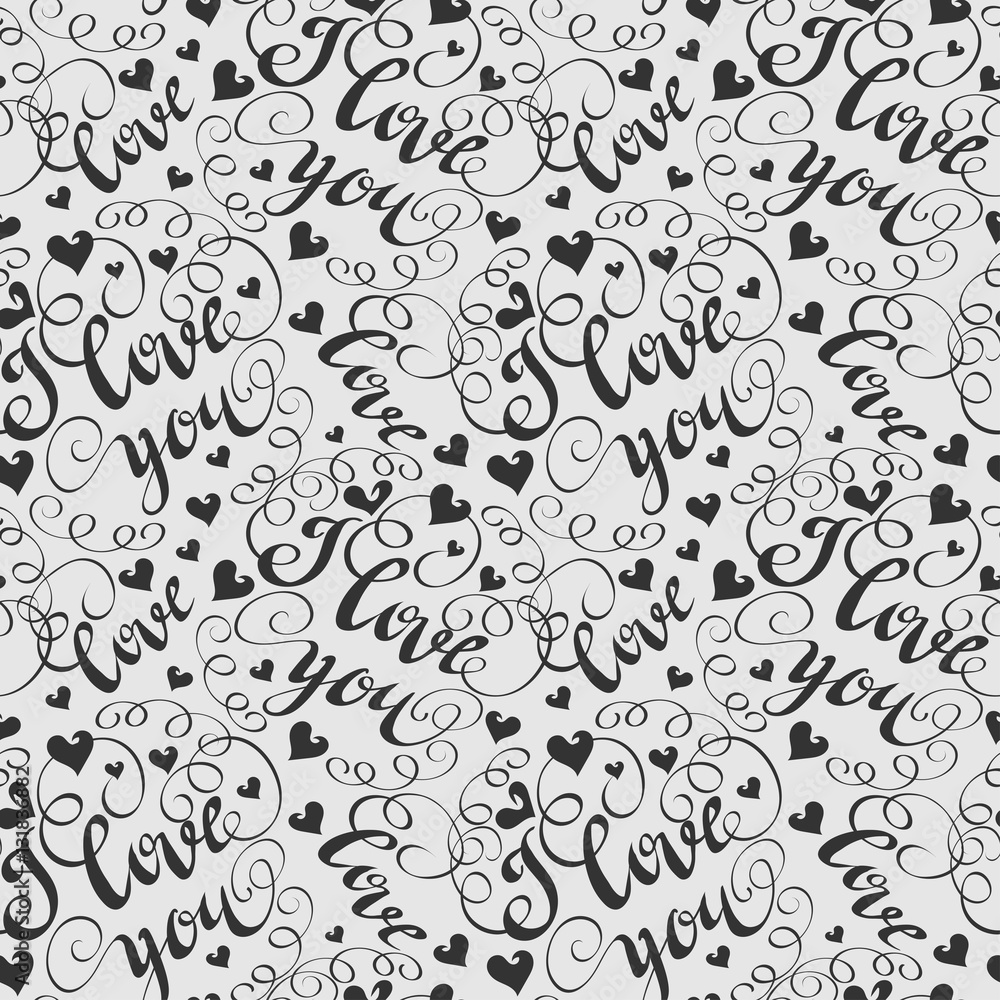 Abstract background with text I love you Abstract background with text I love you