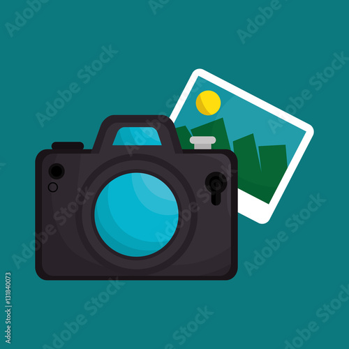 photographic camera isolated icon vector illustration design