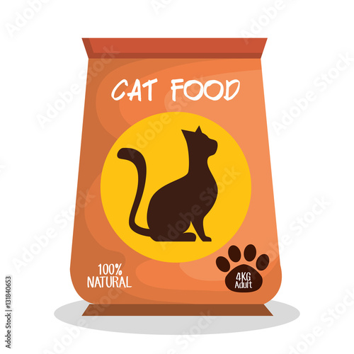 cat pet shop icon vector illustration design