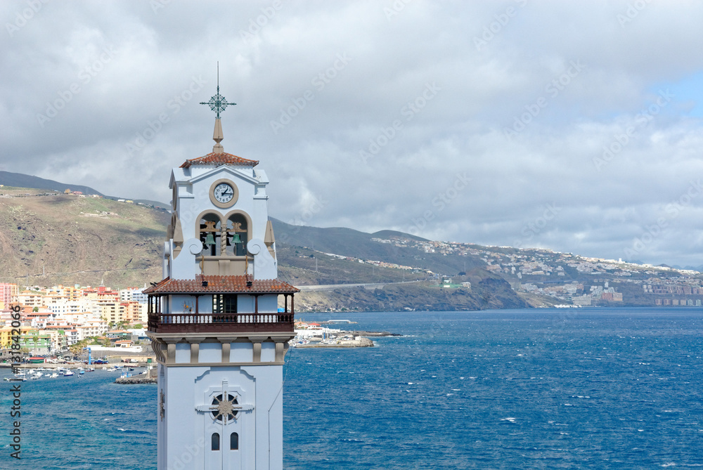 Seaside Town Tenerife Canary Islands