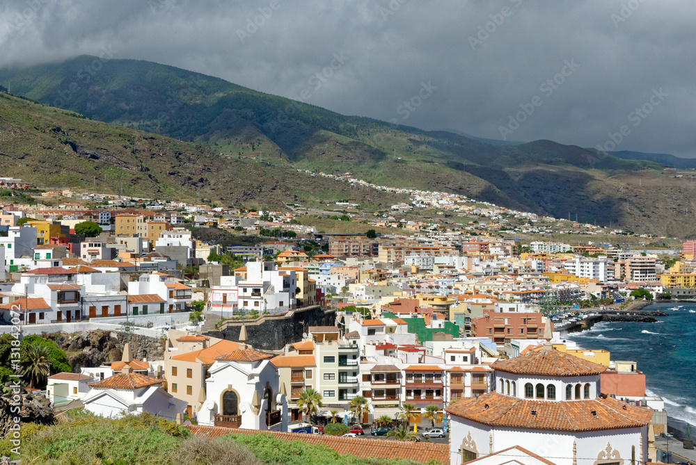 Seaside Town Tenerife Canary Islands