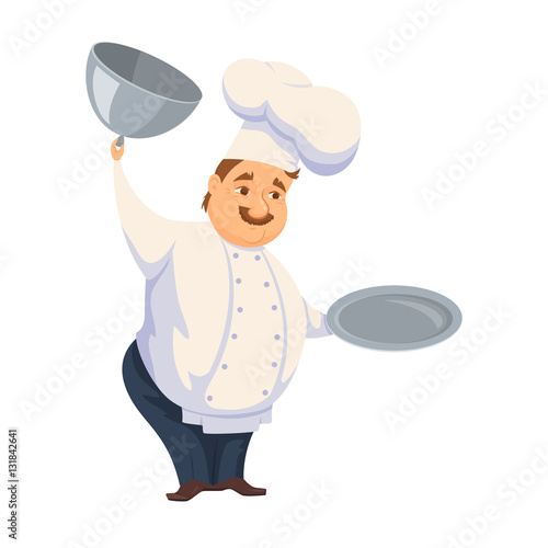 Chef in restaurant.