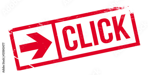 Click rubber stamp. Grunge design with dust scratches. Effects can be easily removed for a clean, crisp look. Color is easily changed.