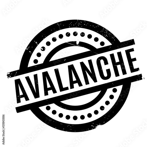 Avalanche rubber stamp