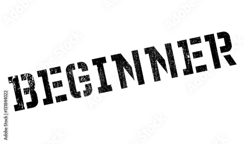 Beginner rubber stamp