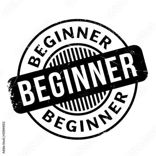 Beginner rubber stamp